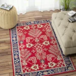 RED PERSIAN HAND TUFTED CARPET - Size (6x4)