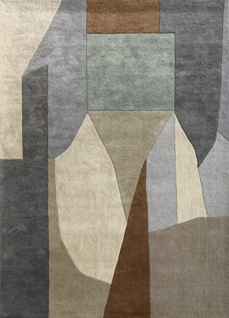 Decco Flooring Modern Collection Pure Woolen Carpets for Living Room,Bedroom and Hall (10 X 14) Feet