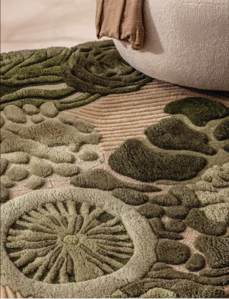 indian hand knotted slik carpet - size (10x14ft)
