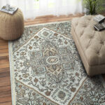 GREY MULTICOLOR TRADITIONAL HAND TUFTED CARPET - Size (6x4)